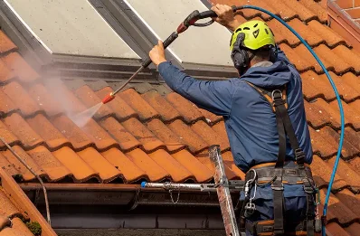 Démoussage et hydrofuge de toiture à Auvare